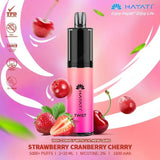 Hayati Twist 5000 Puffs Disposable Vape Pod Kit Box of 10 - Wolfvapes.co.uk-Strawberry Cranberry Cherry