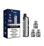 Hayati X4 Refillable Pod System Kit - Wolfvapes.co.uk - Midnight Gray