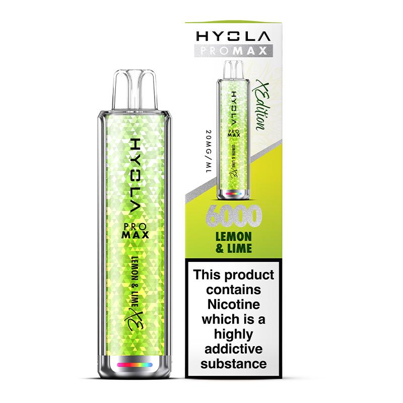 buy Hyola Pro Max 6000 Disposable Vape Box of 10 at Wolfvapes.co.uk