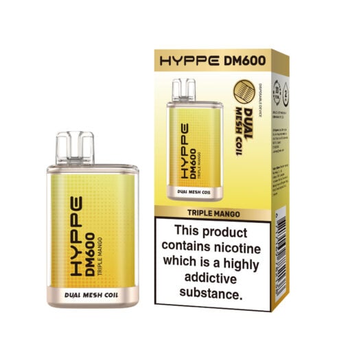 buy Hyppe DM600 Disposable Vape Box of 10 at Wolfvapes.co.uk