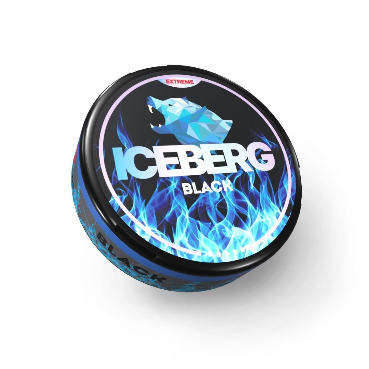 Iceberg Snus 16gr 150mg Pouches - Wolfvapes.co.uk - Black