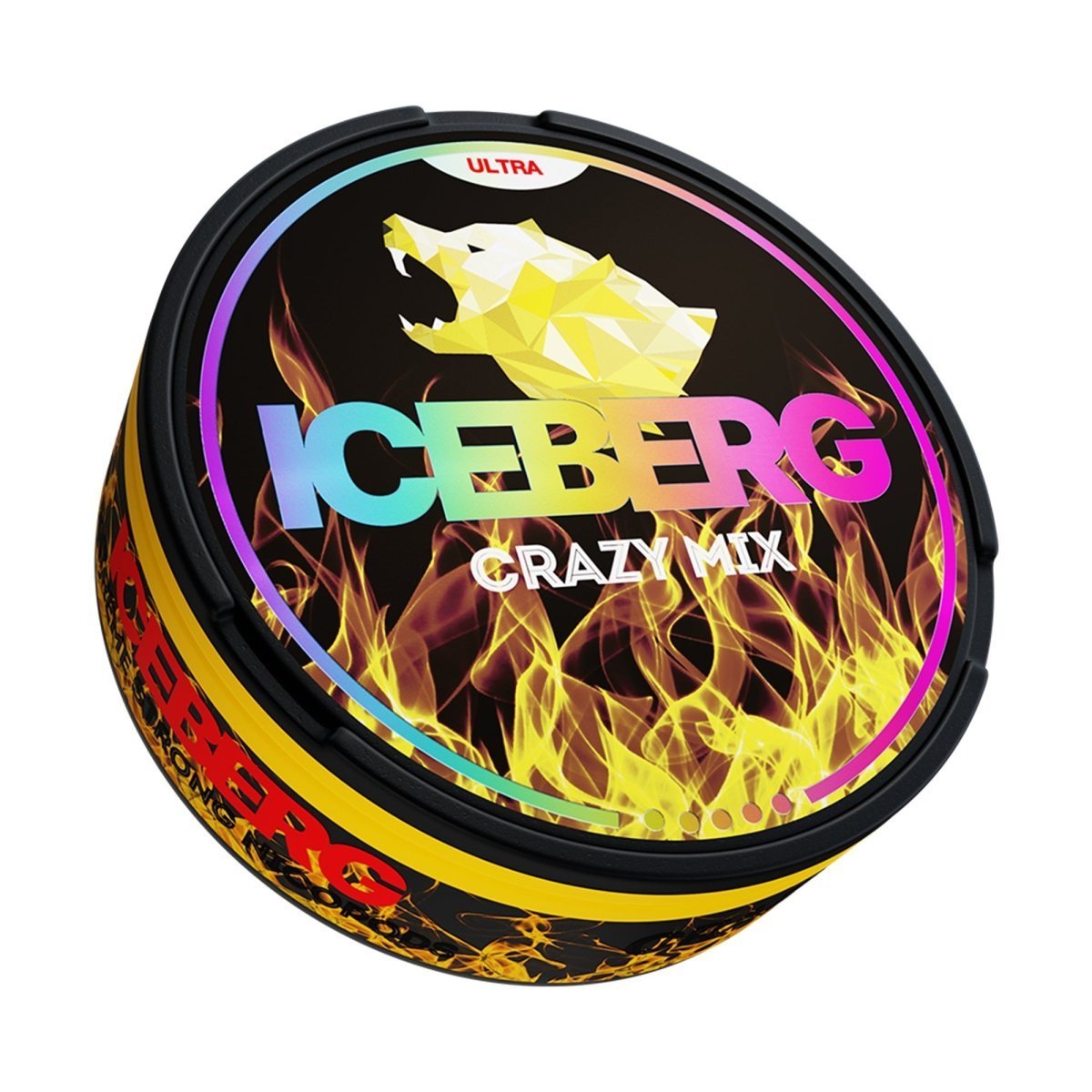 Iceberg Snus 16gr 150mg Pouches - Wolfvapes.co.uk - Crazy Mix