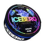 Iceberg Snus 16gr 150mg Pouches - Wolfvapes.co.uk - Grape Gum