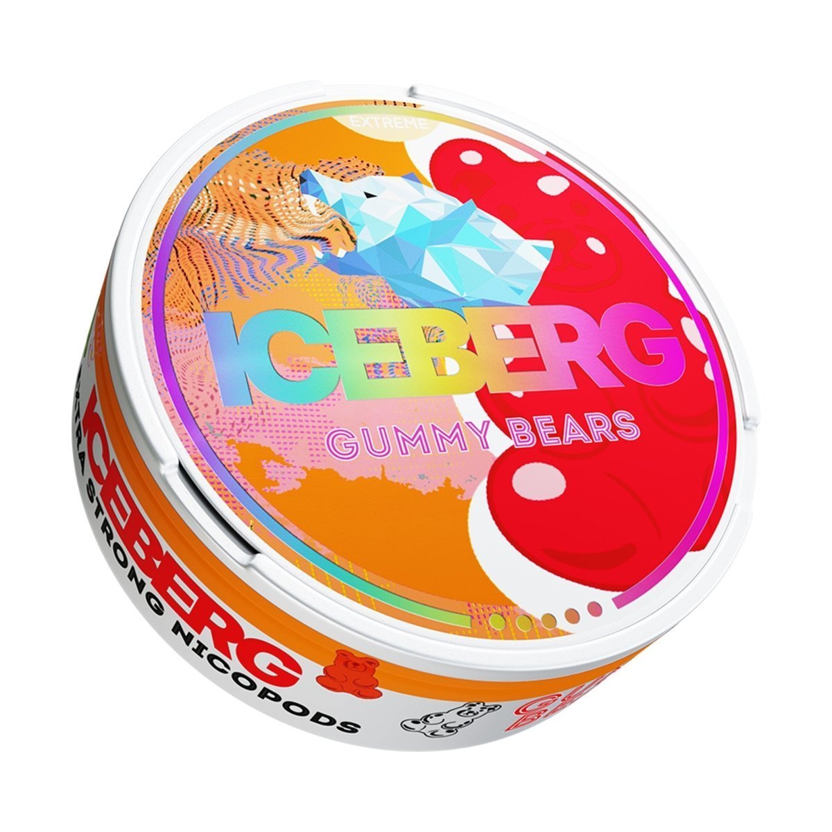 Iceberg Snus 16gr 150mg Pouches - Wolfvapes.co.uk - Gummy Bears