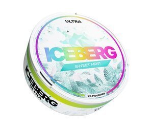 Iceberg Snus 16gr 150mg Pouches - Wolfvapes.co.uk - Sweet Mint