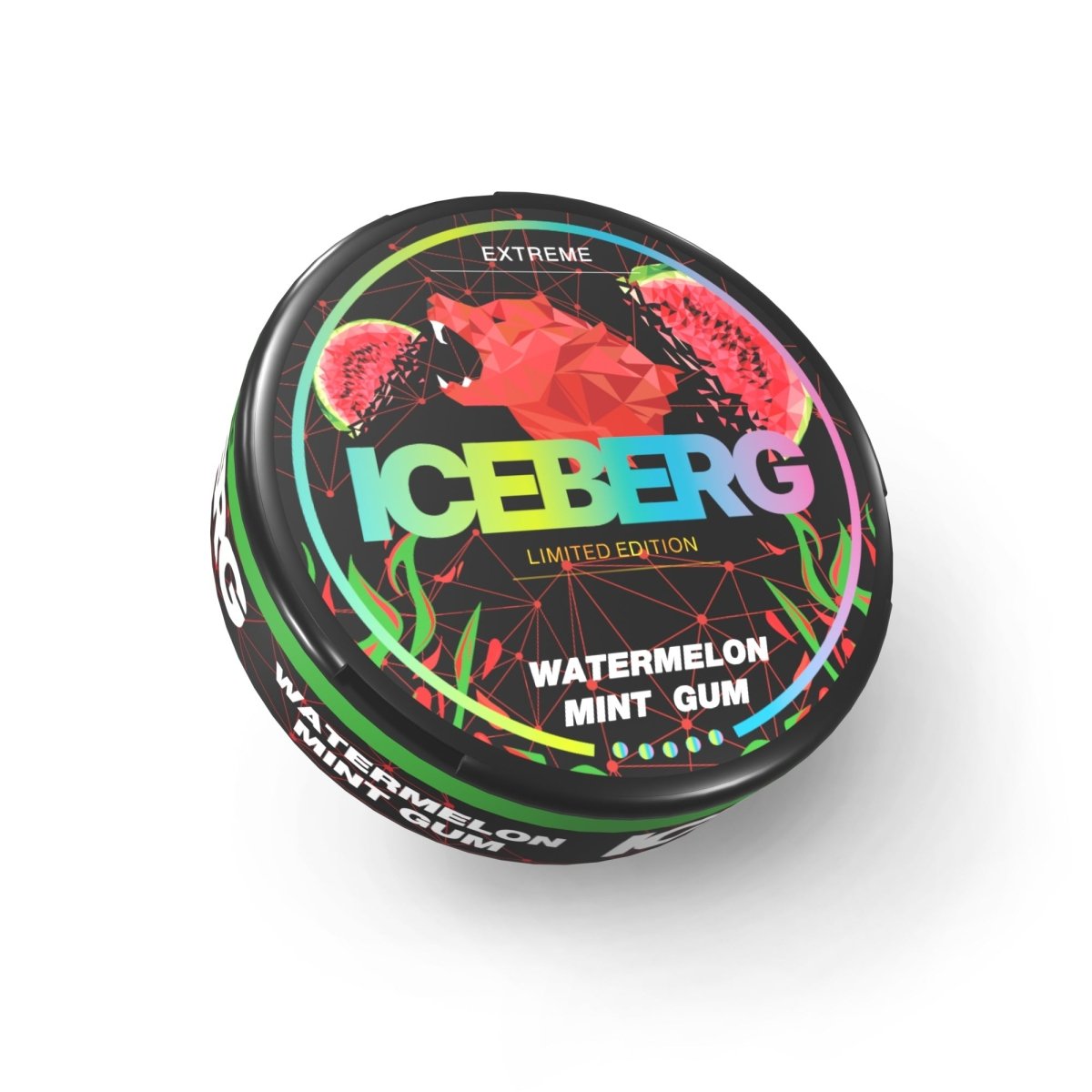 Iceberg Snus 16gr 150mg Pouches - Wolfvapes.co.uk - Watermelon Mint Gum