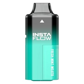 Instafill Instaflow 5000 Puffs Disposable Vape Device - Wolfvapes.co.uk - Fresh Mint Mojito