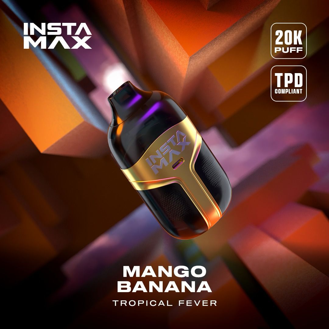 Instaflow 20k Disposable Vape - Wolfvapes.co.uk - Mango Banana