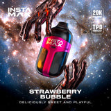 Instaflow 20k Disposable Vape - Wolfvapes.co.uk - Strawberry Bubble