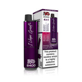 IVG 2400 Disposable Vape Pod Puff Device - Box of 5 - Wolfvapes.co.uk - Blackberry Edition *New*