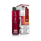 IVG 2400 Disposable Vape Pod Puff Device - Box of 5 - Wolfvapes.co.uk-Red Raspberry Edition *New*