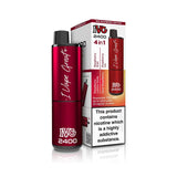 IVG 2400 Disposable Vape Pod Puff Pod Pen Device - Wolfvapes.co.uk-Red Raspberry Edition *New*