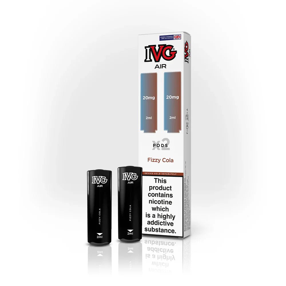 IVG Air Replacement Pods Pack of 10 - Wolfvapes.co.uk - Fizzy Cola