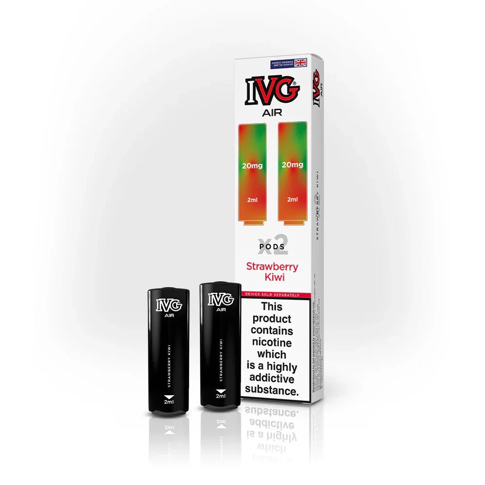 IVG Air Replacement Pods Pack of 10 - Wolfvapes.co.uk - Strawberry Kiwi