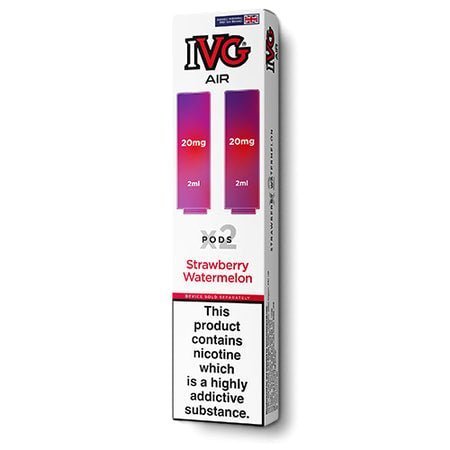 IVG Air Replacement Pods Pack of 10 - Wolfvapes.co.uk - Strawberry Watermelon