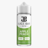 Juice Bar 100ml E liquid Shortfill - Wolfvapes.co.uk - Apple Peach