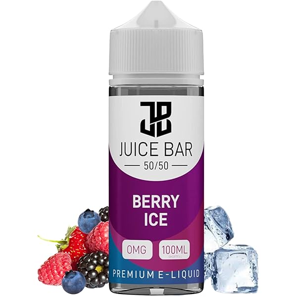 Juice Bar 100ml E liquid Shortfill - Wolfvapes.co.uk - Berry Ice