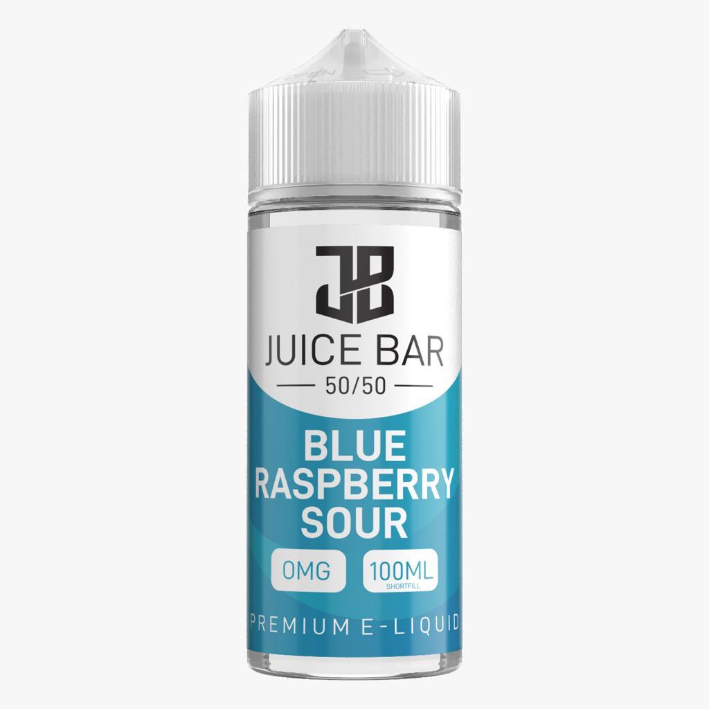 Juice Bar 100ml E liquid Shortfill - Wolfvapes.co.uk - Blue Raspberry Sour