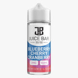 Juice Bar 100ml E liquid Shortfill - Wolfvapes.co.uk - Blueberry Cherry Cranberry