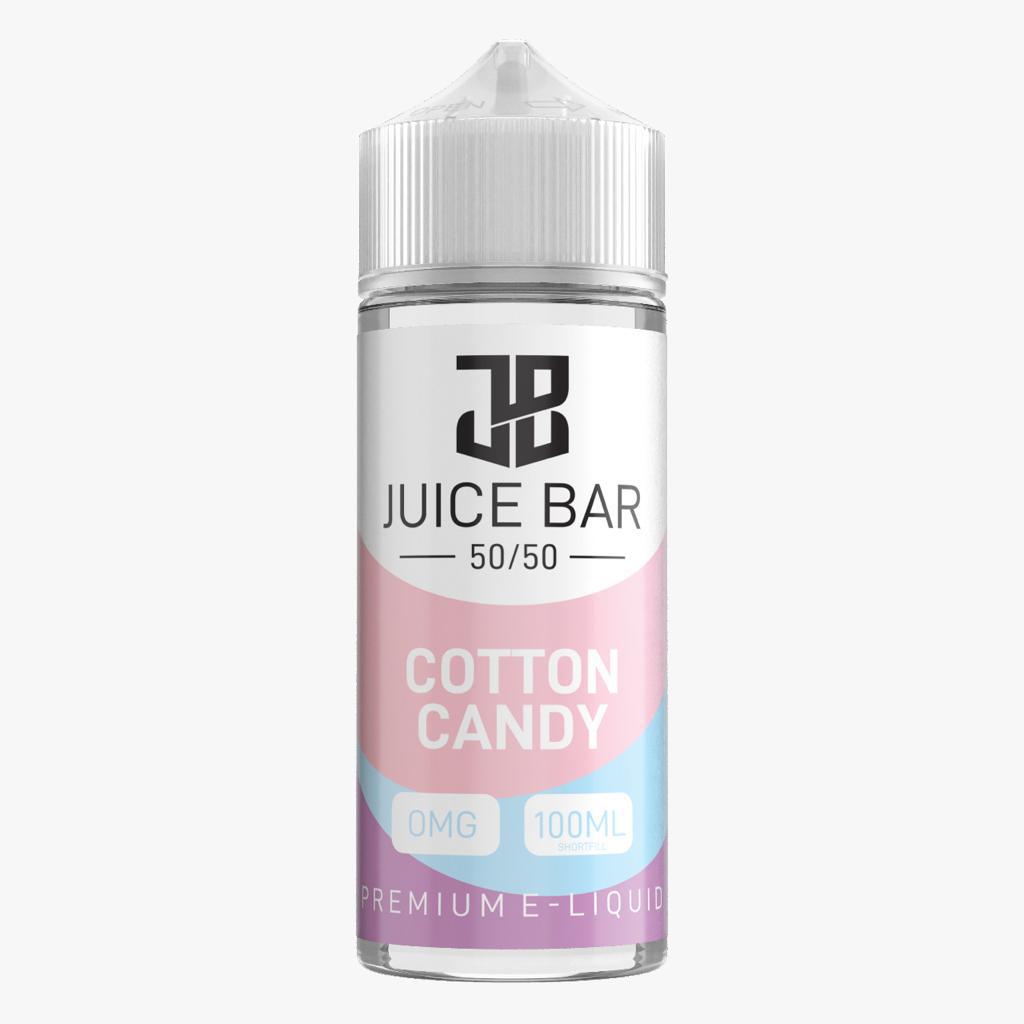 Juice Bar 100ml E liquid Shortfill - Wolfvapes.co.uk - Cotton Candy