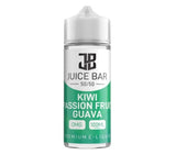 Juice Bar 100ml E liquid Shortfill - Wolfvapes.co.uk - Kiwi Passionfruit Guava