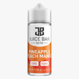 Juice Bar 100ml E liquid Shortfill - Wolfvapes.co.uk - Pineapple Peach Mango