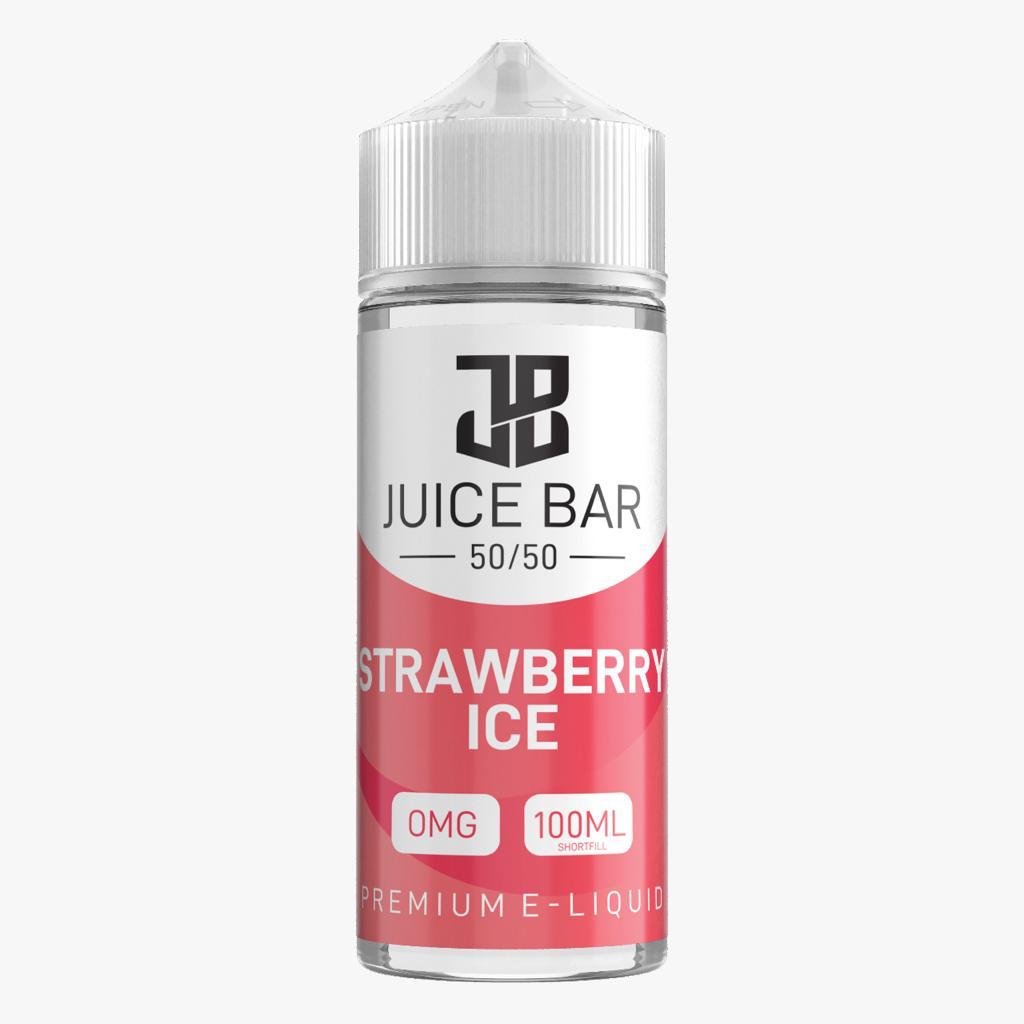 Juice Bar 100ml E liquid Shortfill - Wolfvapes.co.uk - Strawberry Ice