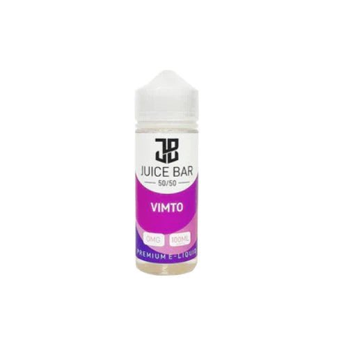 Juice Bar 100ml E liquid Shortfill - Wolfvapes.co.uk - Vimto