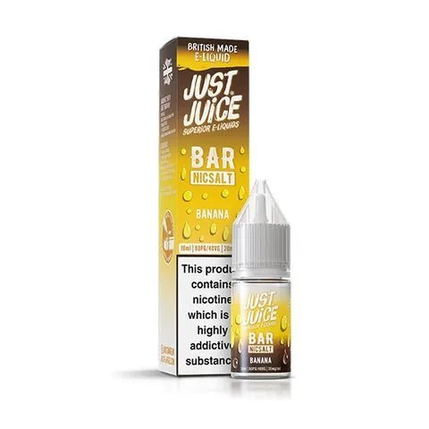 Just Juice Bar Nic Salt 10ml E-Liquid Box of 10 - Wolfvapes.co.uk-Banana