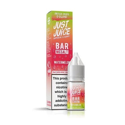 Just Juice Bar Nic Salt 10ml E-Liquid Box of 10 - Wolfvapes.co.uk-Watermelon