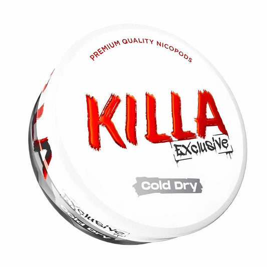 buy Killa Nicopods - Cold Dry - 12.8mg - Box of 10 at Wolfvapes.co.uk