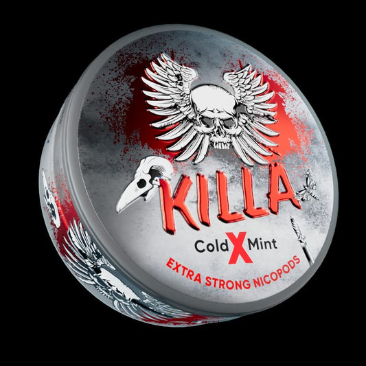 Killa Nicopods - Cold X Mint - 12.8mg - Box of 10 - Wolfvapes.co.uk-