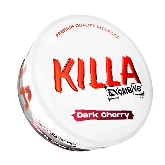 buy Killa Nicopods - Dark Cherry - 12.8mg - Box of 10 at Wolfvapes.co.uk