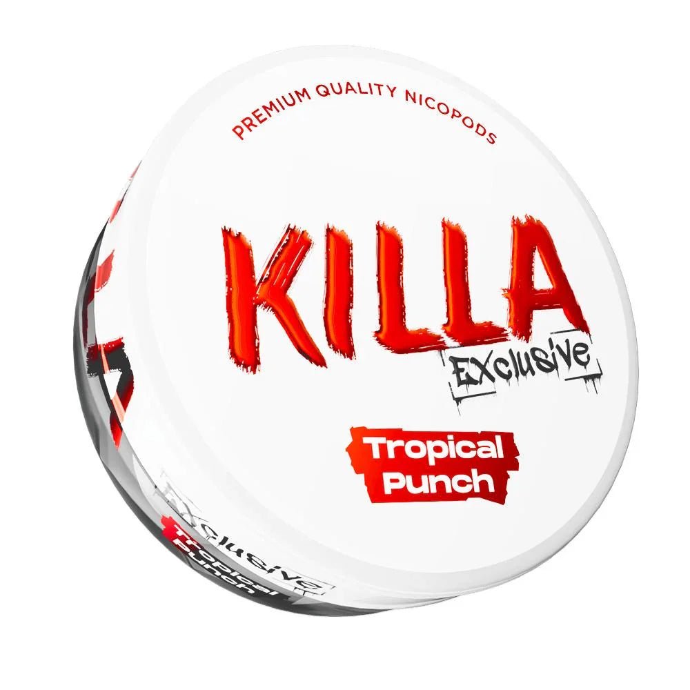 Killa Nicopods - Tropical Punch - 12.8mg - Box of 10 - Wolfvapes.co.uk - 