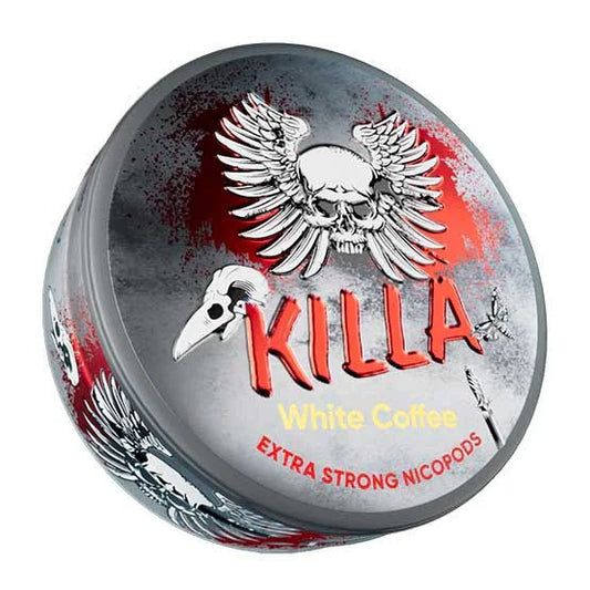 Killa Nicopods - White Coffee - 12.8mg - Box of 10 - Wolfvapes.co.uk - 