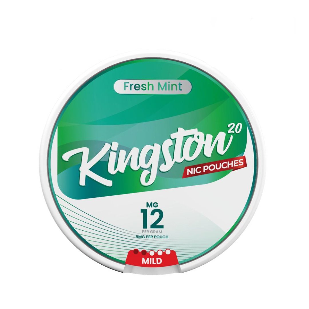 Kingston Nicotine Pouches Pack of 10 - Wolfvapes.co.uk - Fresh Mint