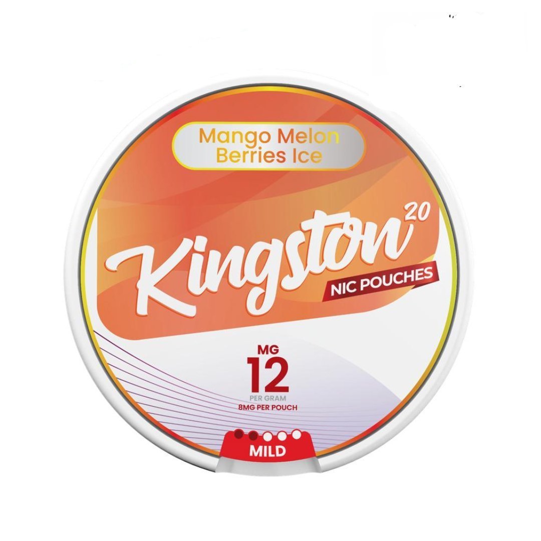 Kingston Nicotine Pouches Pack of 10 - Wolfvapes.co.uk - Mango Melon Berries Ice