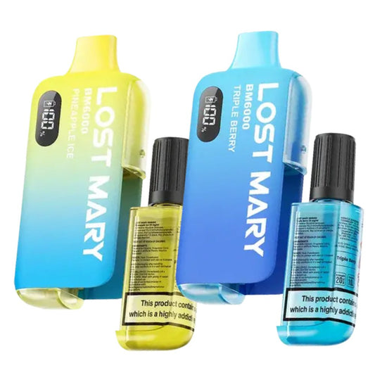 Lost Mary BM6000 Prefilled Disposable Vape Kit (Box of 5) - Wolfvapes.co.uk - Apple Pear