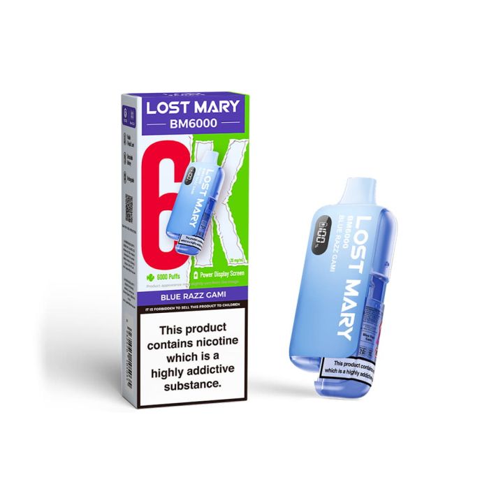 buy Lost Mary BM6000 Prefilled Disposable Vape Kit (Box of 5) at Wolfvapes.co.uk