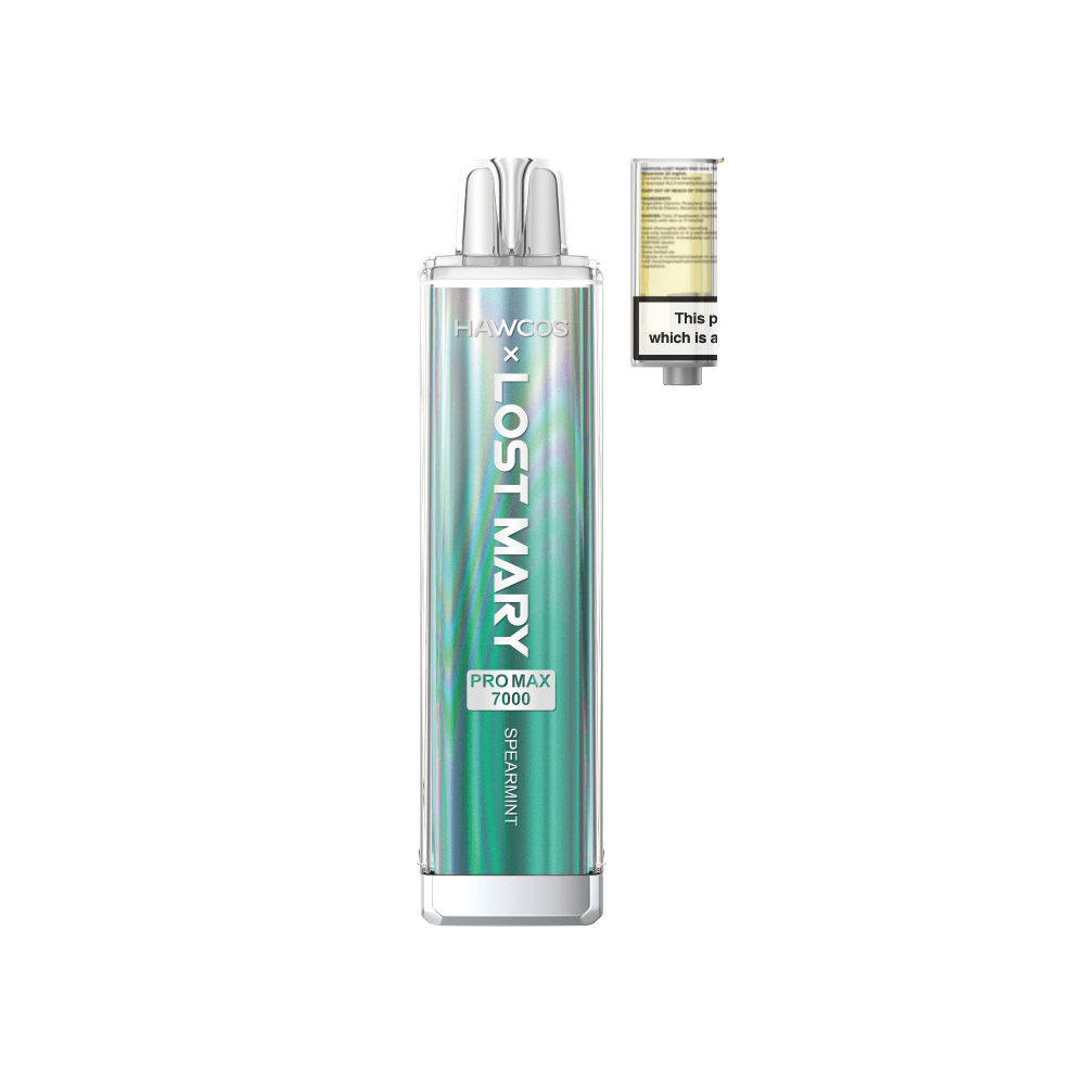 Lost Mary x Hawcos Pro Max 7000 Disposable Vape - Wolfvapes.co.uk - Spearmint