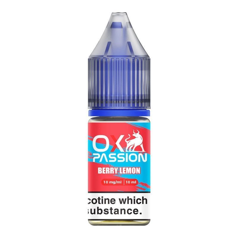 Oxva OX Passion Nic Salt 10ml E-liquids - Box of 10 - Wolfvapes.co.uk-Berry Lemon