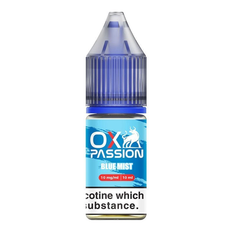 Oxva OX Passion Nic Salt 10ml E-liquids - Box of 10 - Wolfvapes.co.uk-Blue Mist