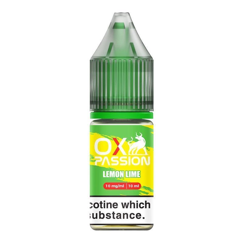 Oxva OX Passion Nic Salt 10ml E-liquids - Box of 10 - Wolfvapes.co.uk-Lemon Lime