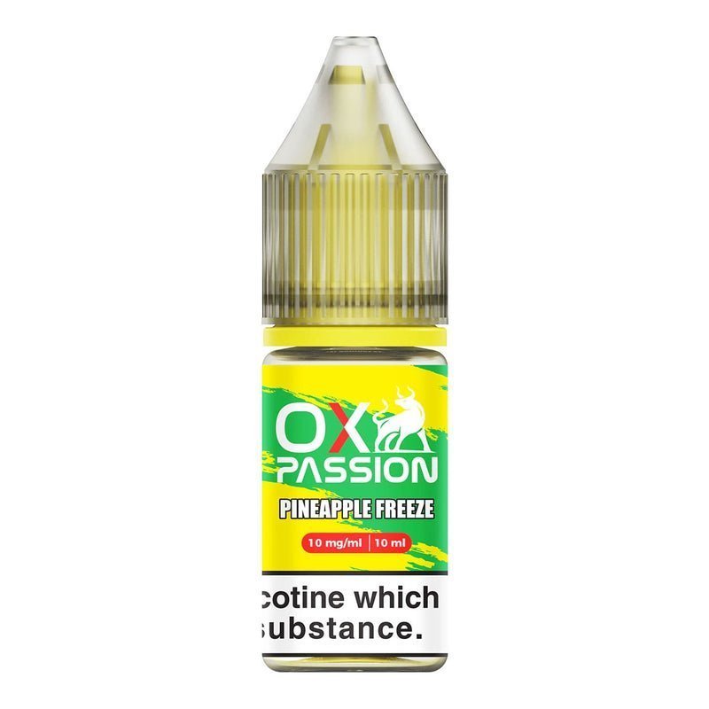 Oxva OX Passion Nic Salt 10ml E-liquids - Box of 10 - Wolfvapes.co.uk-Pineapple Freeze