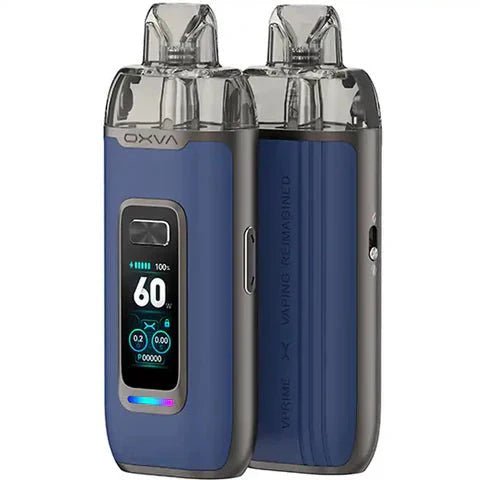 Oxva VPrime Pod Kit - Wolfvapes.co.uk - Blue Leather