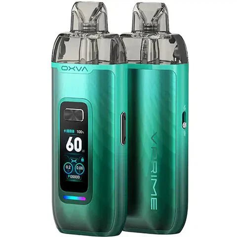 Oxva VPrime Pod Kit - Wolfvapes.co.uk - Natural Green