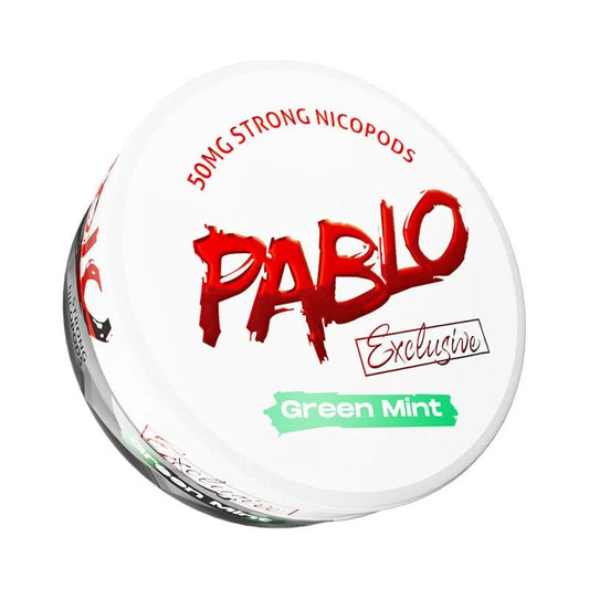 buy Pablo Nicopods - Green Mint - 30mg - Box of 10 at Wolfvapes.co.uk