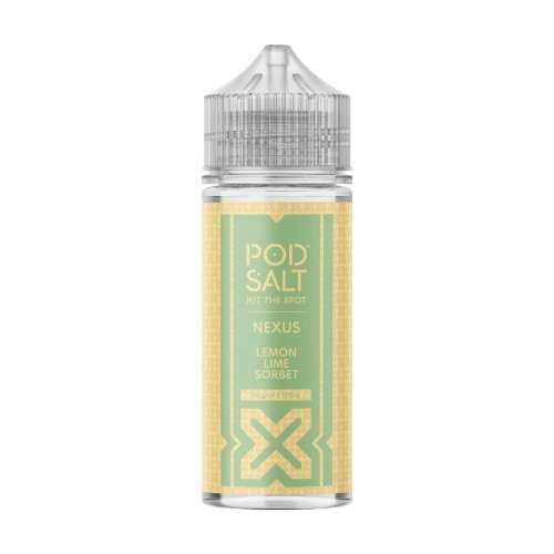 Pod Salt Nexus Shortfill 100ml E - Liquids - Wolfvapes.co.uk - Lemon Lime Sorbet