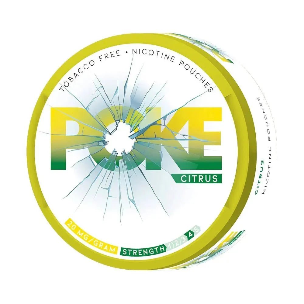 Poke Nicotine Pouches Pack of 10 - Wolfvapes.co.uk - Citrus