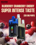 RELX Maxgo 22k Disposable Vape - Wolfvapes.co.uk - Blueberry Cranberry Cherry